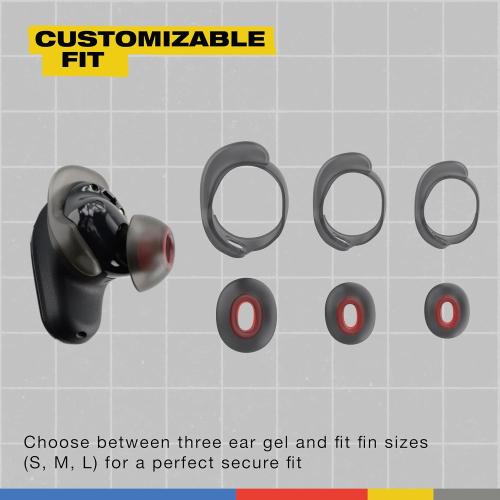 Skullcandy Method 360 ANC Wireless Earbuds, Sound by Bose, Bluetooth Headphones, Premium Noise Cancelling, Up to 40 Hrs Battery, Sweat and Water Resistant, Microphone for iPhone Android - Leopard
