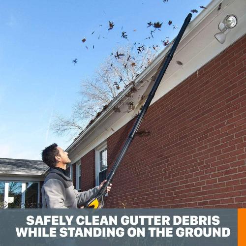 Worx Gutter Cleaning Kit with 11” Inches Tubes for Worx Leaf Blowers, WA4094