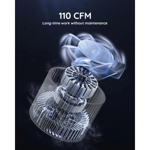 WHITE Fitop Bathroom Exhaust Fan with Light, 110 CFM 43W Ceiling Mount Shower Ventilation Exhaust with Light, 1.0 Sones Bathroom Vent with Light, Bathroom Fan 1200LM LED Light 3000K/4000K/5000K