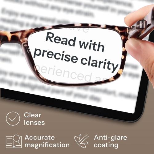 Gaoye Reading Glasses Blue Light Blocking, Spring Hinge Readers for Women Anti Glare Filter Lightweight Eyeglasses (5-Pack Mix Color 2, 2.75)