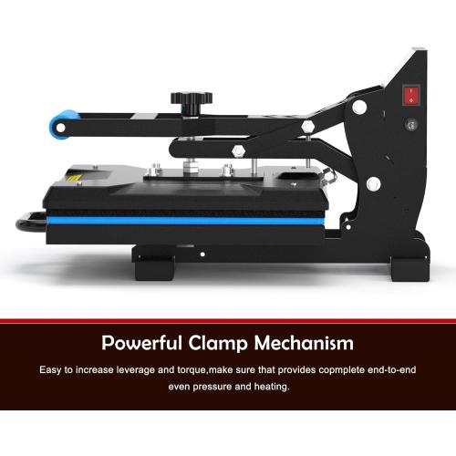 Delclynee 15 x 15 High Pressure Heat Press Machine for T Shirts, Industrial-Quality Digital Sublimation Printer for Heat Transfer Vinyl