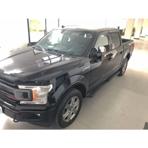 2015-2026 Tape-On Rain Guards for Ford F150 SuperCrew Side Window Deflector Visors (Crew cab only) XL XLT Lariat King Ranch Platinum Limited Lightning 2018 2019 2020 2021 2022 2023 2024 2025