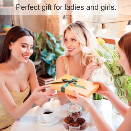Tri-fold Lighted Vanity Makeup Mirror with 3x/2x Magnification,21 LEDs Light and Touch Screen,180 Degree Free Rotation Countertop Cosmetic Mirror,Travel ***(Rose Gold)***