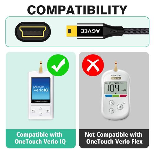 6.6ft Mini USB Cable Replacement Charger Charging Cable Cord for Leapfrog Kids Tablet, LeapPad 3 / Platinum/Ultra Xdi/Ultra Kids, LeapReader Pen, OneTouch Verio IQ, Black