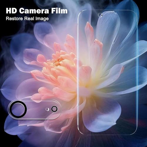 PEHAEL 3 3 Pack for iPhone Air/17 Air Privacy Screen Protector with Camera Lens Protector Full Coverage Anti-Spy Tempered Glass Film 9H Hardness Easy Installation Bubble Free [6.5 inch]