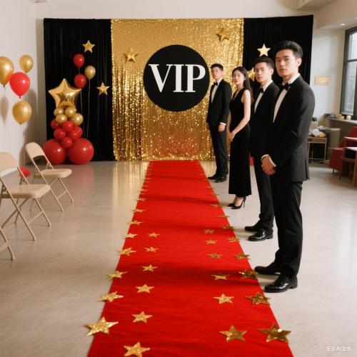 Thick 3x15Ft Red Carpet Runner for Party, Non-Slip TPR Backing Aisle Runway Rug Felt for Indoor&Outdoor,Occasions,Graduation,Birthdays & Special Events Decorations,Long Term use