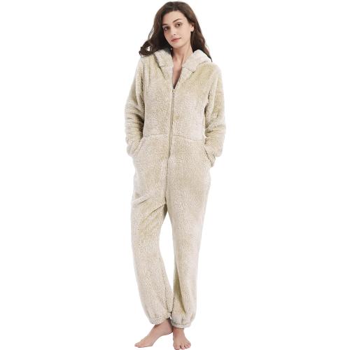 Size L The Big Softy Christmas Onesies Adult & Kid, Red Teddy Fleece Matching Christmas Onesie for Family, Onesie Pajamas Women, Men