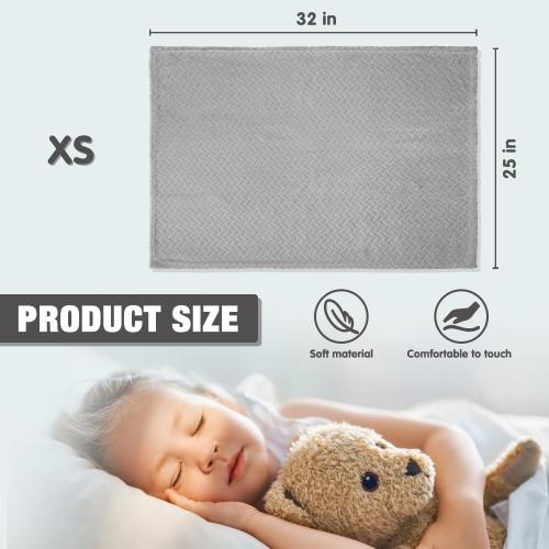 Baby Blanket Flannel, Cozy Throw Blankets for Newborn Infant and Toddler, Super Soft and Warm Receiving Baby Blanket for Crib Stroller - set of 4