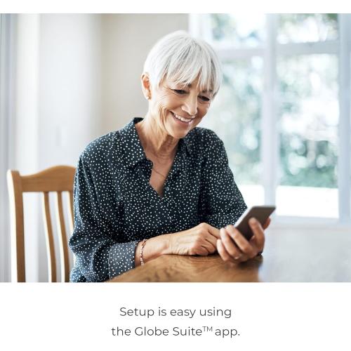 GLOBE Electric 35847 Wi-Fi Smart 7W (60W Equivalent) Spiral Filament Multicolor Changing RGB Tunable White Clear LED Light Bulb, No Hub Required, Voice Activated, 2000K - 5000K, ST19 Shape, E26 Base