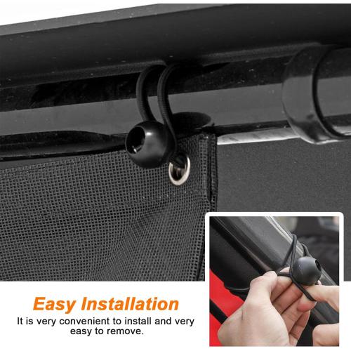 UTV ATV Trash Bag 26 x 22 Thickened Durable PVC Boat Storage Mesh Trash Bag for Side by Side Compatible With Polaris RZR,Can-Am,CFmoto,Teryx,Kawasaki,Golf Cart,Arctic Cat (American Flag)