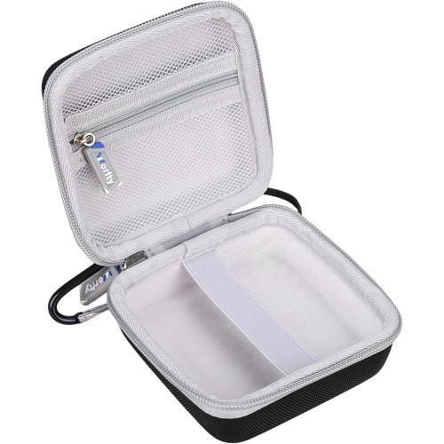 Case for Logitech Mevo Start Wireless Live Streaming Camera, Camera Storage Box for Logitech Mevo Start Carrying Bag (Case Only) (Black-Grey)