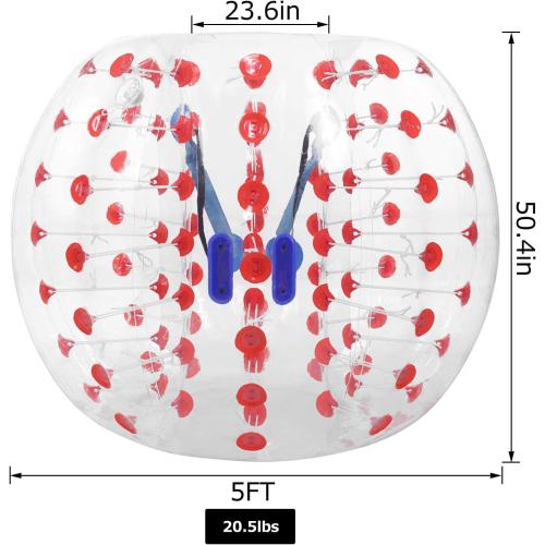 Bumper Bubble Soccer Balls for Teens/Adults, Body Zorb Ball Dia 4FT/5FT(1.2m/1.5m) 1 Pack