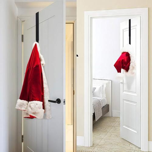 Wreath Hanger,Easter Decorations Adjustable Wreath Hanger for Front Door Decor from 14.9-25,Over The Door Hooks Organizer 20 lbs Larger Wreaths Hangers Christmas Wreaths Decorations Hook