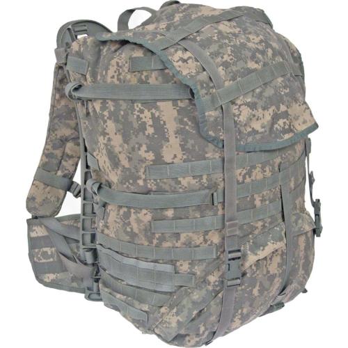 Previously Issued US G.I. Large ACU Rucksack Complete with Frame, Shoulder Straps, and Waist Belt