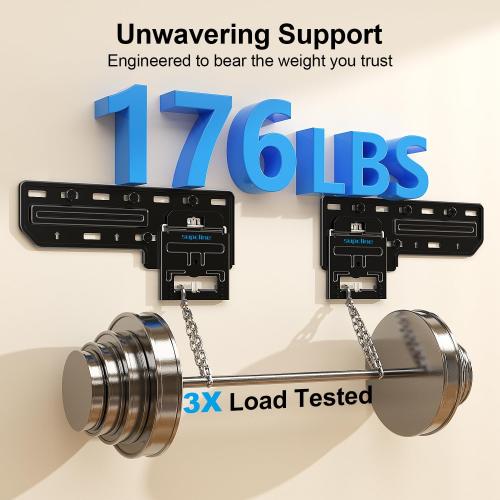 Supcline 0.31” Ultra Slim TV Wall Mount for 42-100 Inch TV Up to 176lbs