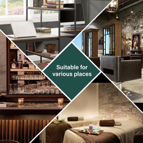 Black Rolling Stool Chair with Wheel for Home Work SPA Massage Height-Adjustable and Cost-Effective Swivel Stool with Low Back