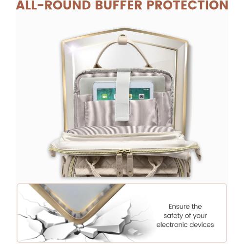 LOVEVOOK Laptop Backpack for Women, 15.6'' Waterproof Nurse Bag Teacher Work Backpack Purse for Women, Travel Computer Backpack for College Office Business Ladies