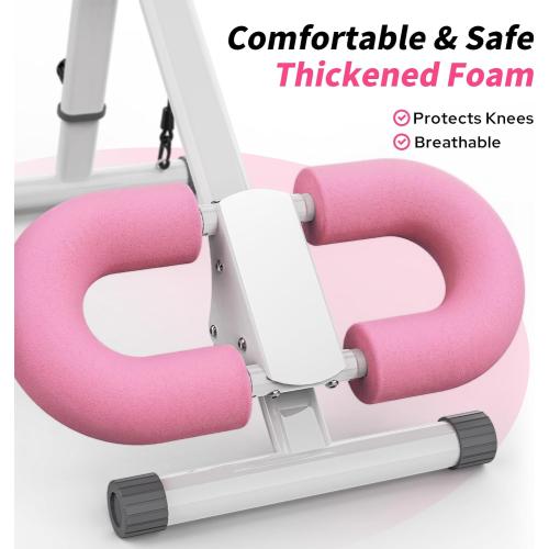 KEY2FUN Ab Machine, Adjustable Ab Workout Equipment, Ab Trainer Machine for Abs Workout, Ab Workout Machine for Body Shaping Foldable Waist Trainer at Home Gym
