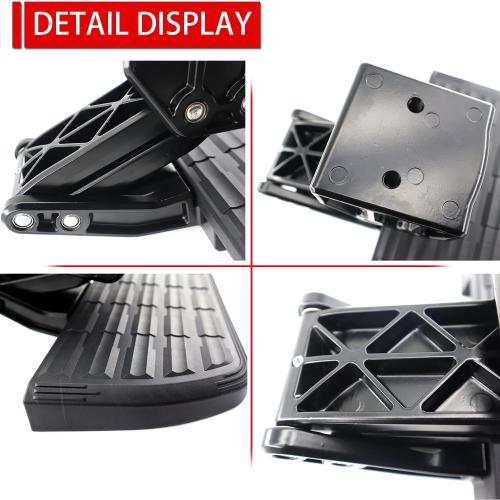 75413-01A Truck Side Step Retractable Step Compatible with 2017 2018 2019 2020 2021 2022 Ford F250 F350 Super Duty Bed Step Retractable