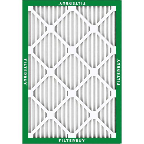 Filterbuy 18x20x1 Air Filter MERV 8 Essential Dust & Allergy Defense (4-Pack), Electrostatic Pleated HVAC AC Furnace Filters Replacement (Actual Size: 17.50 x 19.50 x 0.75)
