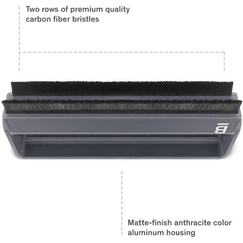 Boundless Record Cleaning Kit - 6.75oz Record Cleaner Solution, Microfiber Cloth & Label Protector Bundle with Vinyl Brush & Stylus Brush - 5 Piece Cleaning Kit