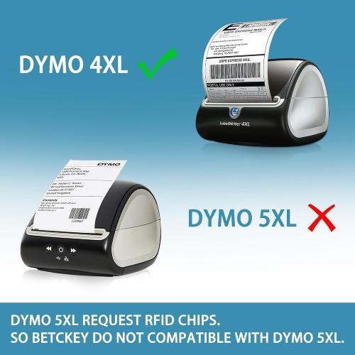 40 rolls Compatible DYMO 1744907 (4 x 6) Shipping Labels, Perforated, Compatible with DYMO Labelwriter 4XL Rollo & Zebra, NOT Fit 5XL