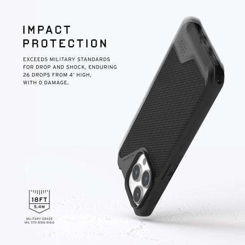 URBAN ARMOR GEAR UAG Case [Updated Ver] Compatible with iPhone 15 Pro Case 6.1 Metropolis LT Kevlar Black Built-in Magnet Compatible with MagSafe Charging Rugged Military Grade Protective Cover