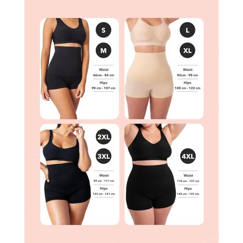 Size M/LSHAPERMINT Tummy Control Shapewear - Body Shaper Tummy Control Boyshort, Body Shaper for Women, Plus Size Shapewear