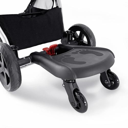 Mompush Rider Board for Ultimate 2 & Ultimate 3, Smooth Wheel Ride-On Stroller Board, Non-Skid Surface, Holds up to 44 Pounds