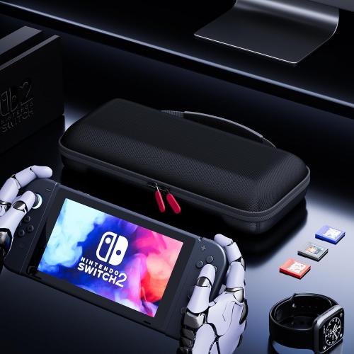 ProCase Carrying Case for Nintendo Switch 2 2025, Slim Travel Case -Black