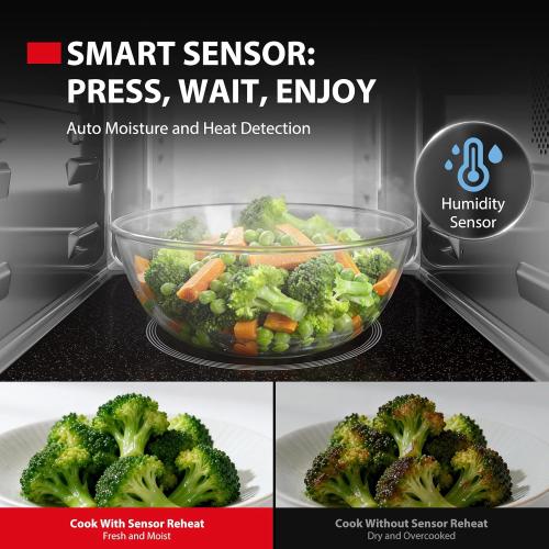 ‼️may be missing or broken pieces and also stains‼️TOSHIBA Flatbed/No Turntable Design Microwave Oven with Inverter Technology, Smart Sensor, Mute Function, 1200W, 1.3 Cu.Ft., Black Stainless Steel, ML-EM13PAITF(BS)