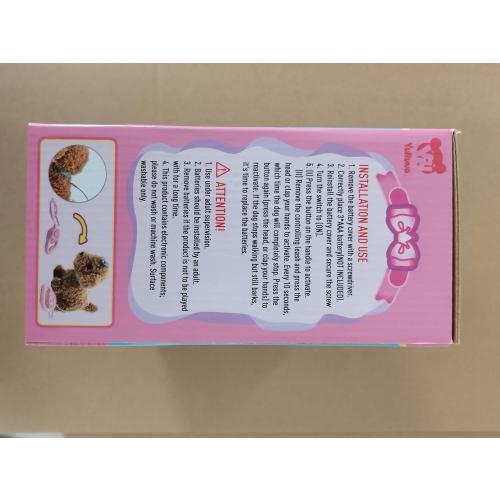 YH YUHUNG Walking and Barking Dog Toys for Kids with Remote Control Leash, Plush Electronic Pets Puppy Interactive Dog That Walk, Bark, Head Nod, Wags Tail(White)