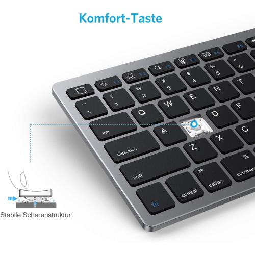 OMOTON Bluetooth Keyboard for iPad 10th Generation 9th, 8th, 7th, iPad Pro 13/12.9/11 inch, iPad Air/Mini, Wireless Keyboard for Bluetooth Enabled Devices