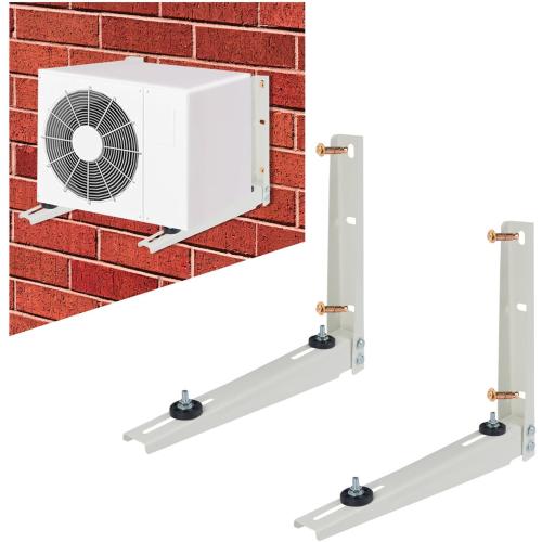 Qualward Mini Split Wall Mounting Bracket for Universal Ductless Air Conditioners, Heavy Duty Support Bracket for AC, Heat Pumps Compressors 7000-15000 BTU