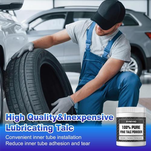 Super Purity Talcum Powder, Extremely Fine Talc Powder for Chalk Painting, Multiple Purpose Talcum Powder Unscented with Excellent Lubrication, for Bike (16 Ounces)