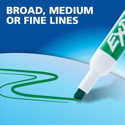 Expo Low Odor Dry Erase Markers Assorted Colors Chisel Tip - Pack of 15