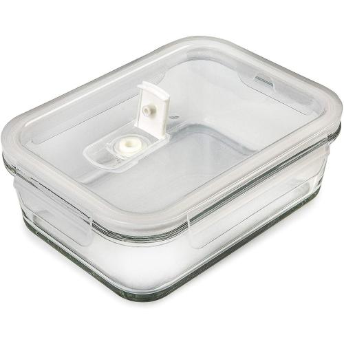 Clear 5 Pack PrepNaturals 5 Pack 30 Oz Glass Meal Prep Containers - Dishwasher Microwave Freezer Oven Safe - Glass Storage Containers with Lids (Multi-Compartment)