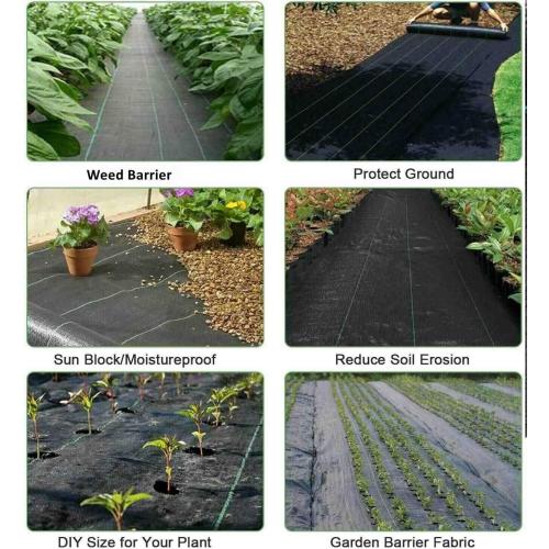 Landscape Fabric 4ft X 30ft Weed Barrier Landscape Fabric Heavy Duty Premium 3.2oz Garden Fabric Weed Barrier Weed Block Gardening Mat,Woven Geotextile Fabric Ground Cover Weed Barrier