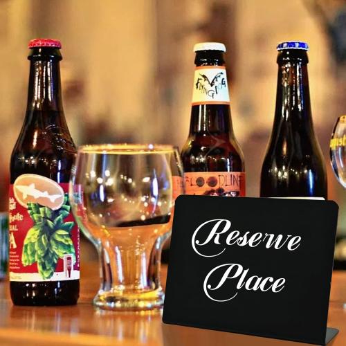 15 Pcs 4x3 Mini Chalkboard Signs-Small Food Labels, Reserved Table Signs for Buffet, Birthdays, Bakery, Weddings Table Numbers, Place Cards, Name Tag- Include 1 Liquid Chalk Markers and 1 Rag