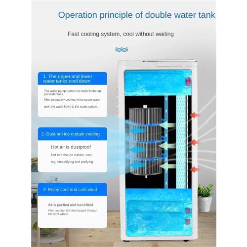 Portable Air Conditioners, Portable Air Conditioner Fan, Dual-Use Cold Air Fan with Heating and Cooling