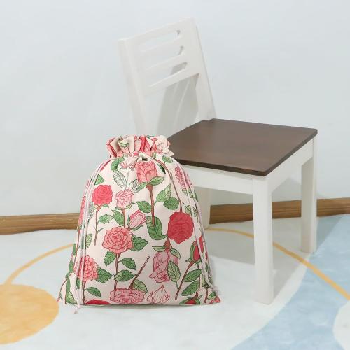 Drawstring Gift Bags,Extra Large 24x 20 | Premium Canvas Storage Bags | Reusable Fabric | Perfect for Baby Showers,Birthday Parties | Rosy