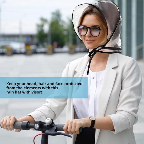 Soft 'N Style Premium Life Rain Hat with Full Visor Black Edging 1 Pack