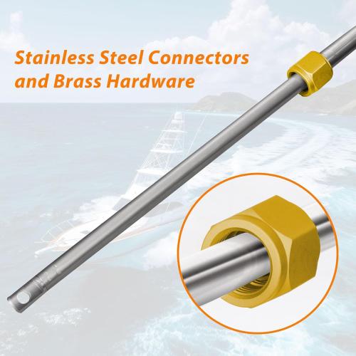 Boat Steering Cable Universal Rotary Replacement Steering Cable for Single Station Boat