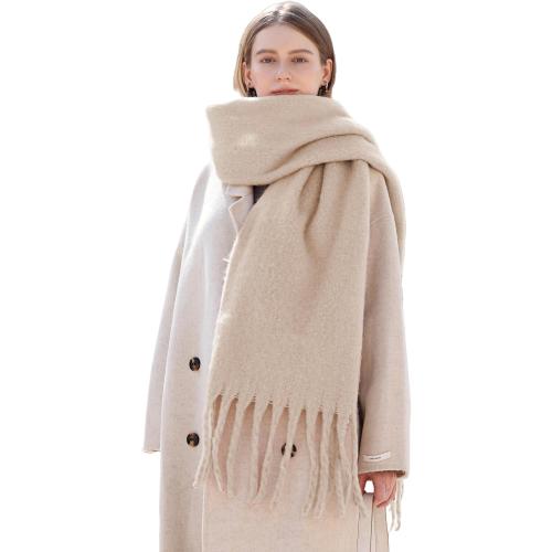 Wander Agio Winter Warm Scarf Long Pashmina Extra Large Shawls and Wraps for Women Large Blanket Scarves Solid