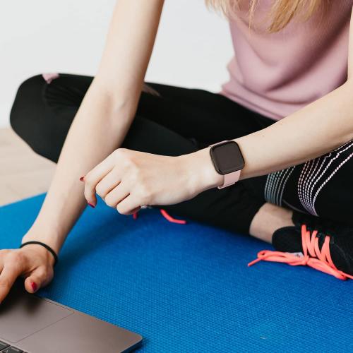 6 Pack Bands for Fitbit Versa 2 Smart Watch - Classic Soft Sport Replacement Wristbands for Women & Men