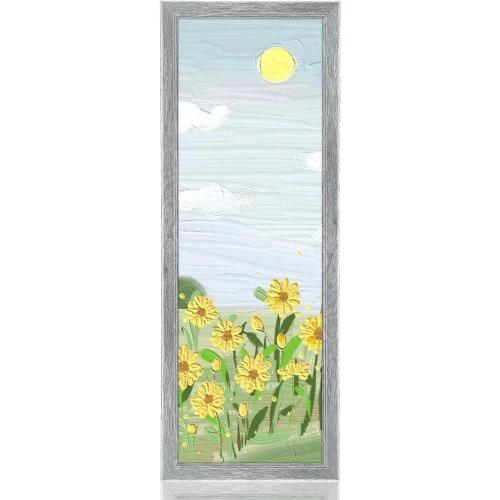 10x30 Wood Frame Gray, Rustic Natural Grey Wooden 30x10in Poster Picture Frame, Distressed 10 x 30inch Woodgrain Gallery Photo Frame with HD Plexiglass, Horizontal Vertical Wall Mounting Display 1pcs