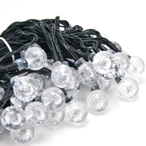 TREETDOBV 9.5m LED Outdoor String Lights, with 50 Shatterproof Bulbs, 8 Lighting Modes String Lamp,Waterproof Connectable Hanging Christmas Lights Garden Wedding Backyard Porch Balcony Party