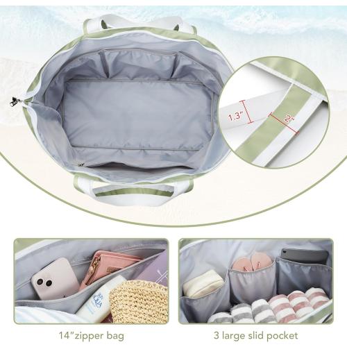 KALIDI 60L Extra Large Duffle Bag, Beach Tote Zipper Utility Oversized Weekender Carrier Travel Shopping Reusable Grocery Bag