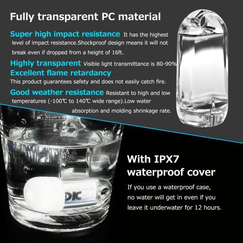 USB Mini LED Lantern, 1 Pack Waterproof EDC Keychain LED Flashlight for Camping, Type-C Rechargeable Battery Small Stick Lamp Puck Dog Collar Torch Light (Warm White Red)