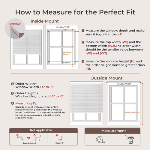 Allesin Cellular Shades Cordless Blackout Honeycomb Blinds for Indoor Windows, Thermal Insulated Window Shades Noise Reduction, Easy to Install, Perfect for Bedroom/Living Room, Grey 34 W x 64 H